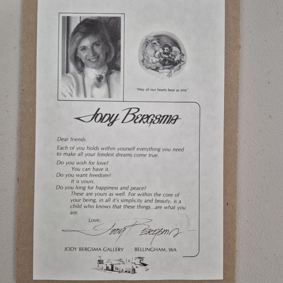 Jody Bergsma Gallery Art - 6 Vintage Signed and Matted Postcard Prints - Picture 8 of 14